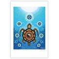 Medicine Turtle indigenous art gift by James Jacko Canada