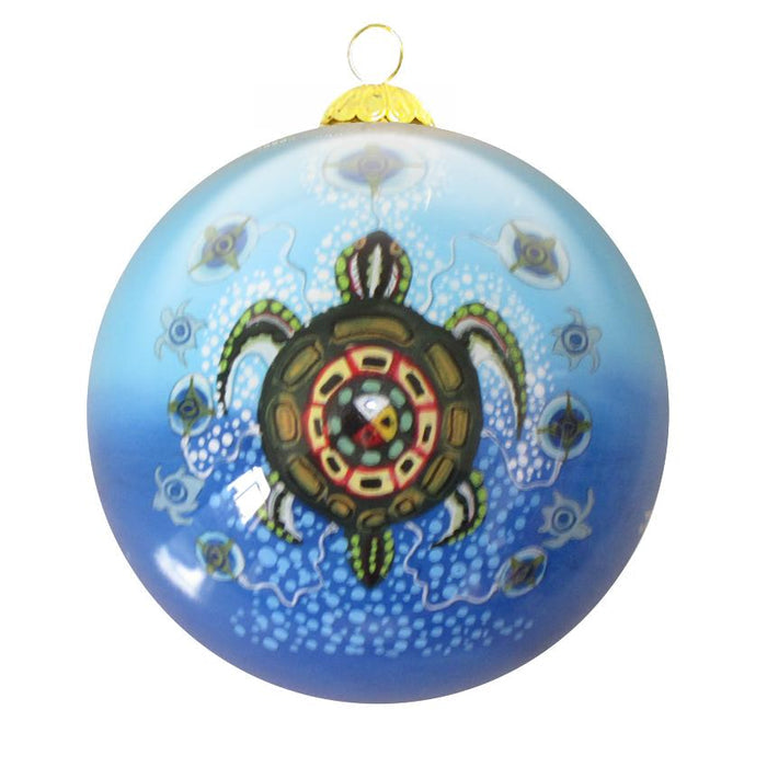 Medicine Turtle indigenous ornament by James Jacko Canada