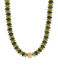 Metal Ball & Rondelle Beads Necklace
