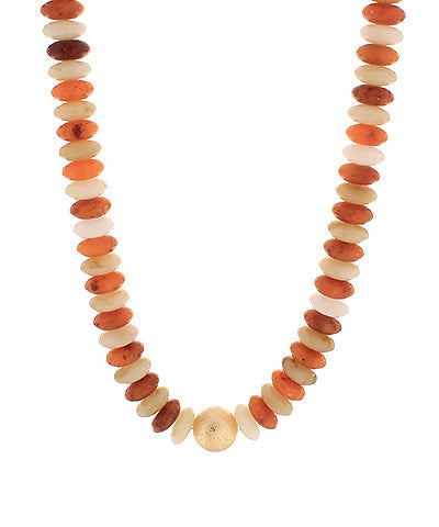 Metal Ball & Rondelle Beads Necklace