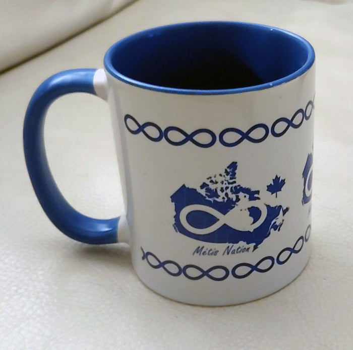 Métis Nation indigenous art mug by Tammy Jay Beaver Canada