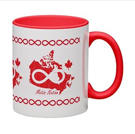 Métis Nation indigenous art mug by Tammy Jay Beaver Canada