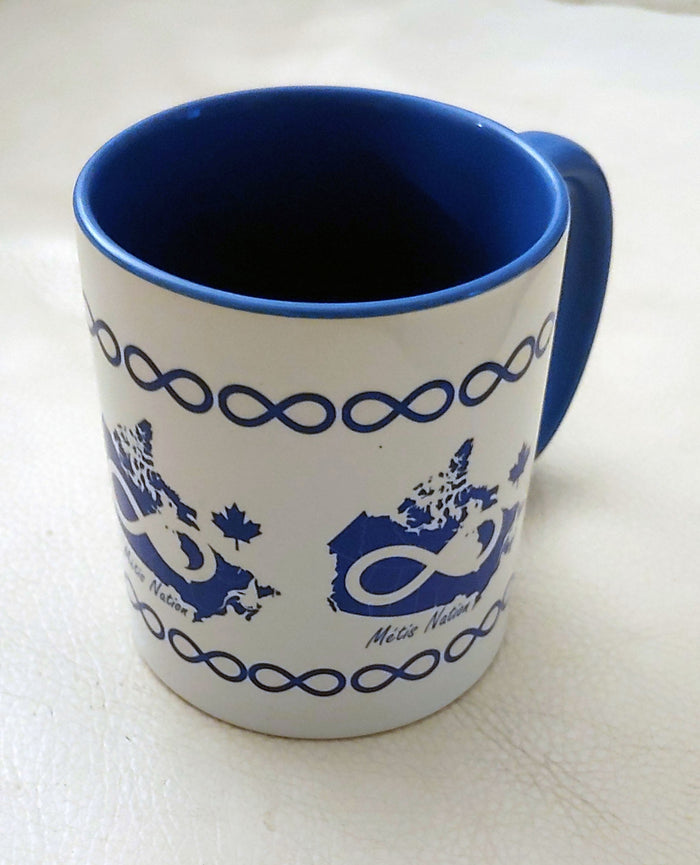 Métis Nation indigenous art mug by Tammy Jay Beaver Canada