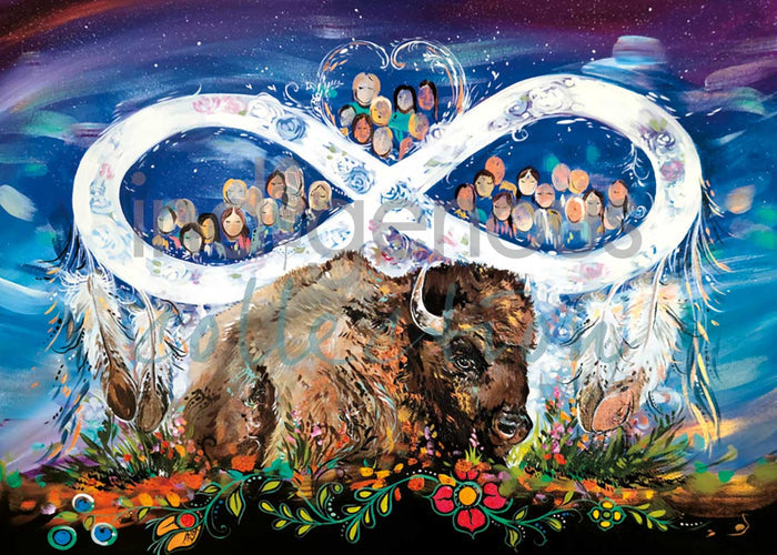 Carla Joseph Métis People Wall Art | Native Art Canada