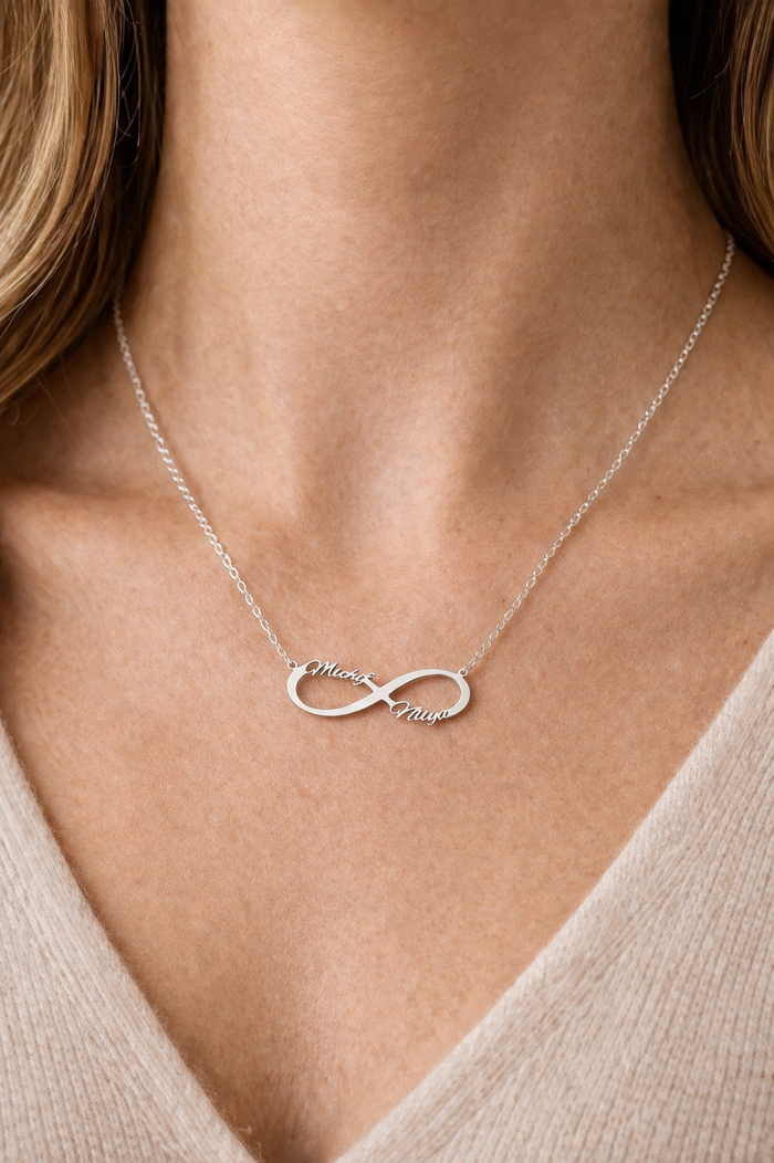 Michif Niiya Infinity Necklace – Sterling Silver