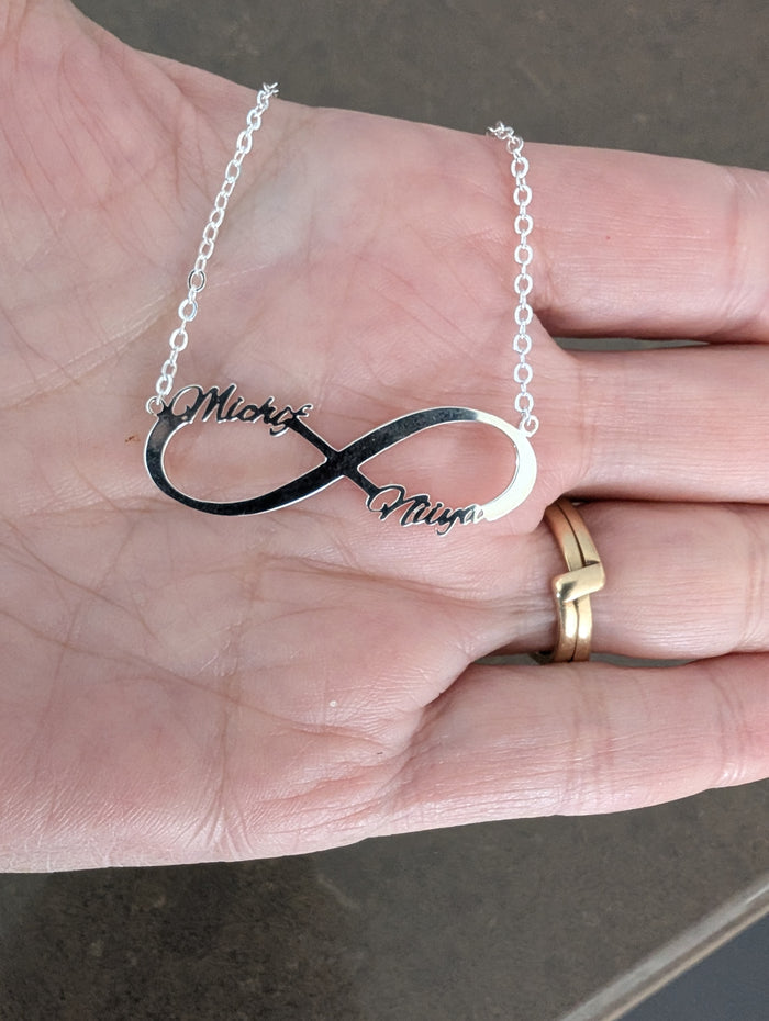 Michif Niiya Infinity Necklace – Sterling Silver
