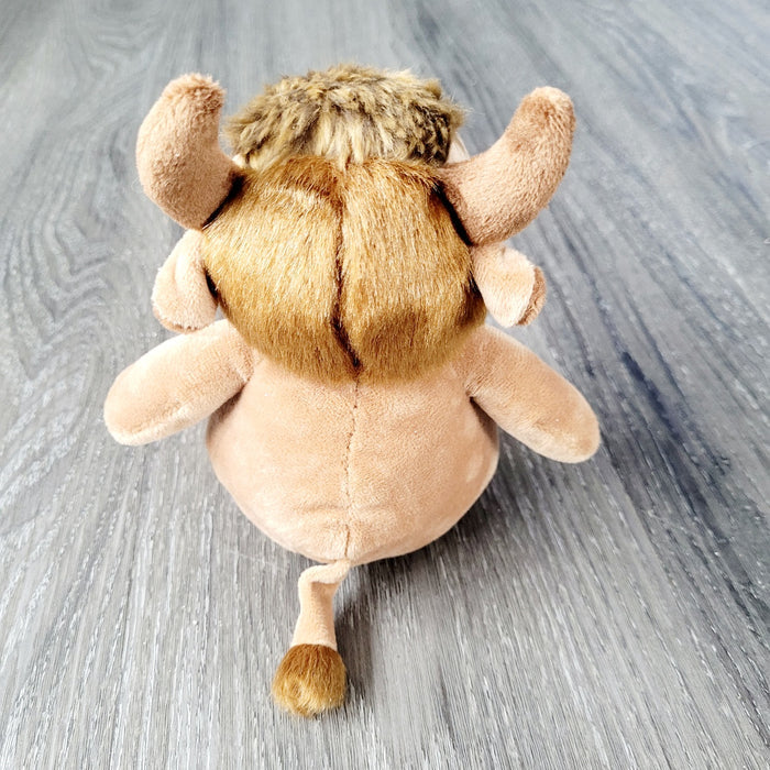 Mini Bison plush animal indigenous art gift by North of Fifty First Nations & Métis Art Boutique Canada
