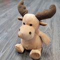 Mini Moose plush animal indigenous art gift by North of Fifty First Nations & Métis Art Boutique Canada