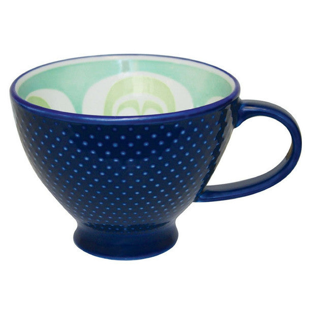 Moon Porcelain indigenous art mug by Simone Diamond Canada