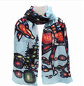 Moose indigenous art shawl by John Rombough Canada