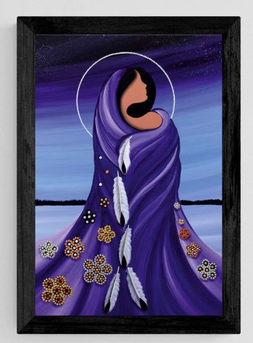 Betty Albert Morning Star Wall Art | Native Art Canada
