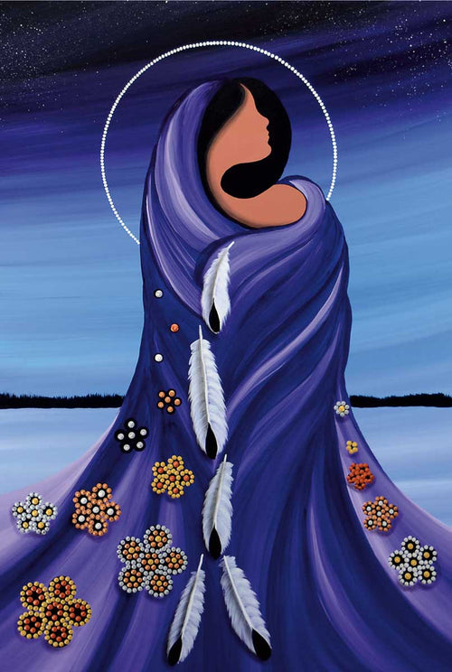 Betty Albert Morning Star Wall Art | Native Art Canada