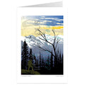 Mark Preston Mountain Hiker Art Card | Native Art Canada