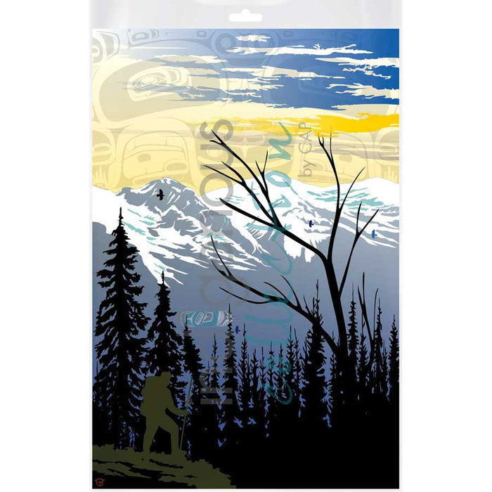 Mountain Hiker Bagged Poster