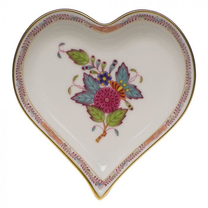 Multicolor Chinese Bouquet - Small Heart Tray