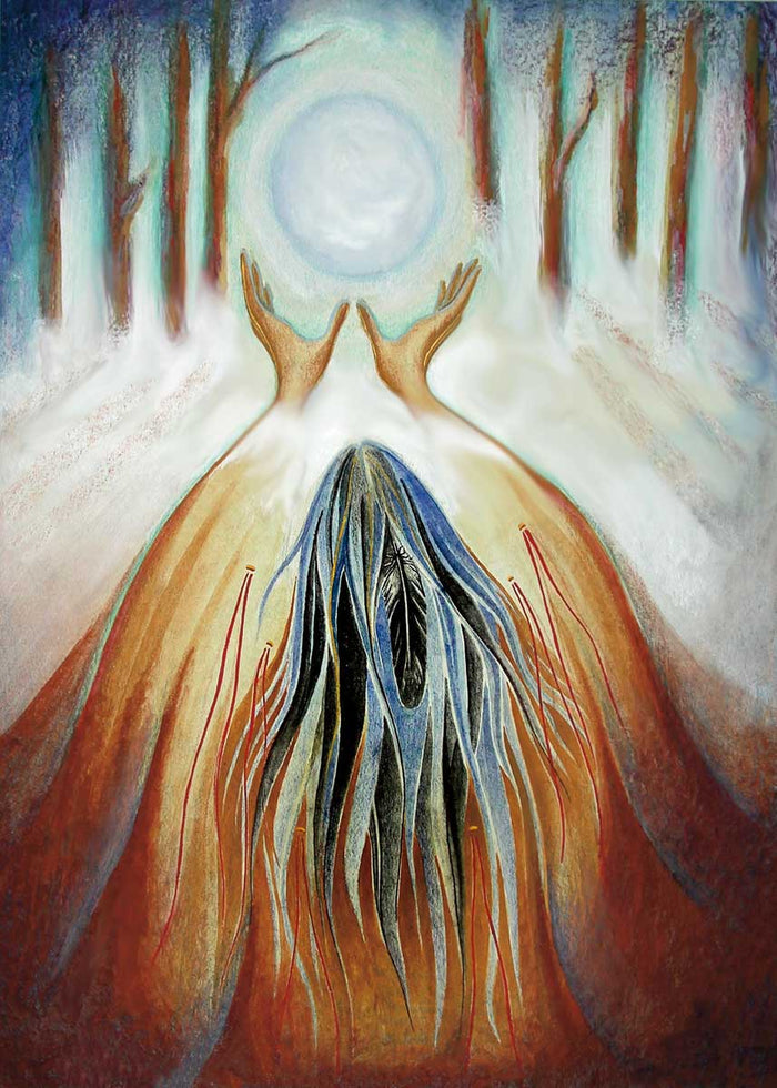 NATHALIE COUTOU Framed Art Card Collection -  Choose from a selection of 8 different prints indigenous art gift by Nathalie Coutou Canada