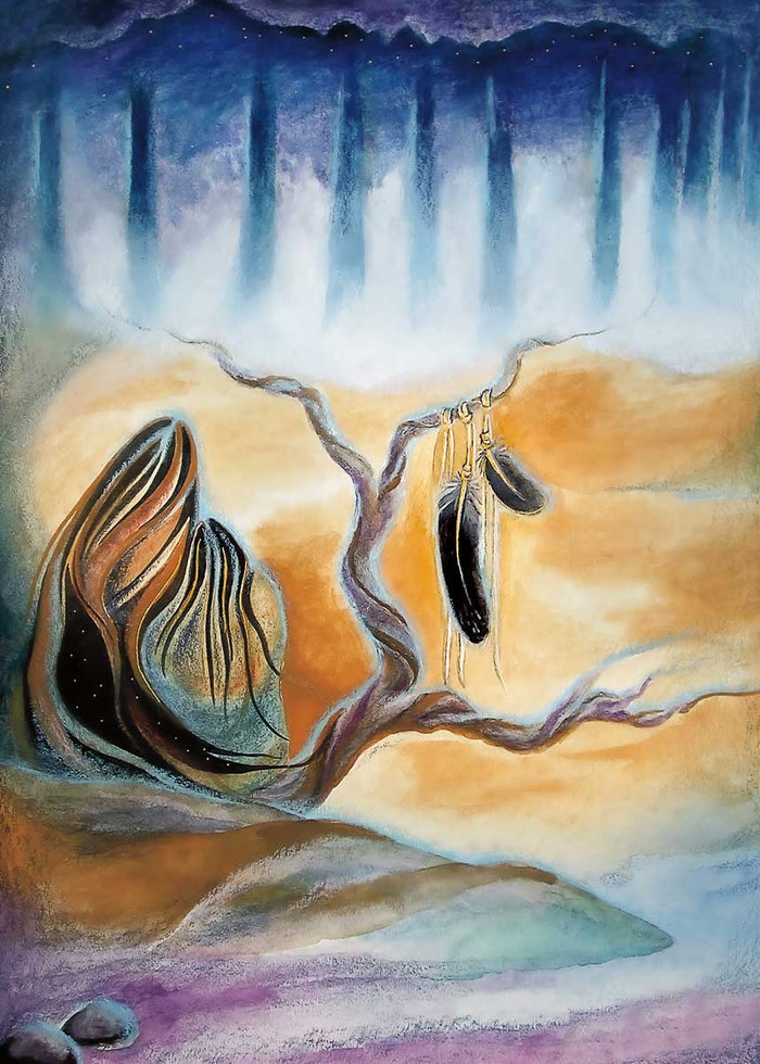 NATHALIE COUTOU Framed Art Card Collection -  Choose from a selection of 8 different prints indigenous art gift by Nathalie Coutou Canada