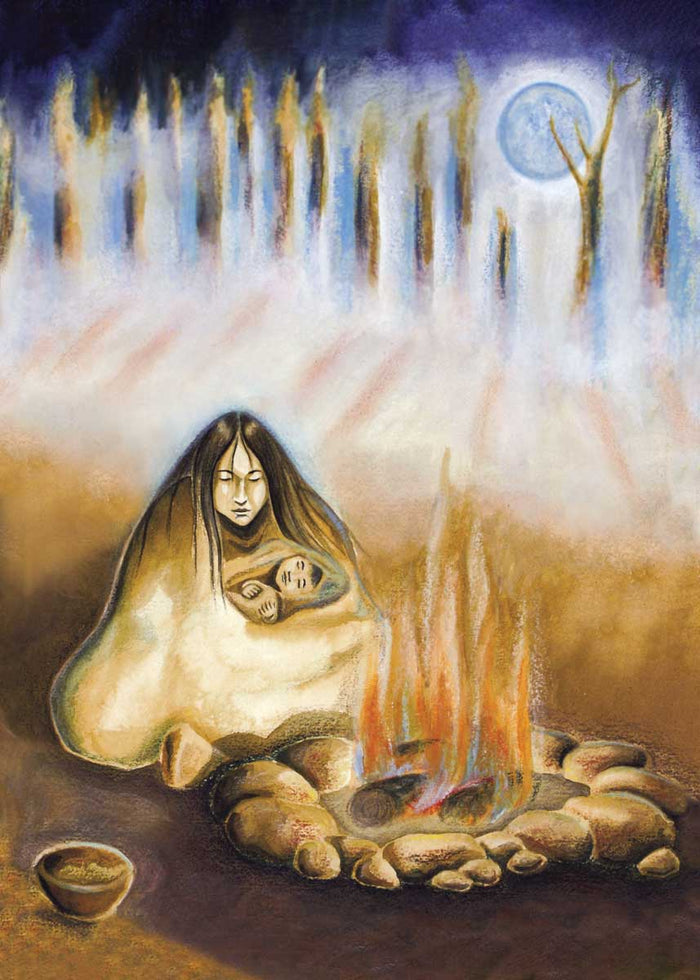 NATHALIE COUTOU Framed Art Card Collection -  Choose from a selection of 8 different prints indigenous art gift by Nathalie Coutou Canada