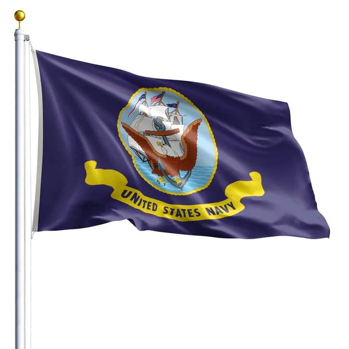 Navy 3' x 5' Nylon Flag
