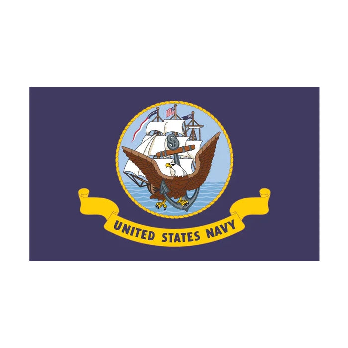 Navy 3' x 5' Nylon Flag