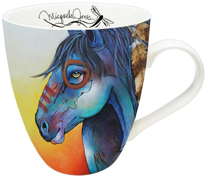 Newe Punku indigenous art mug by Micqaela Jones Canada