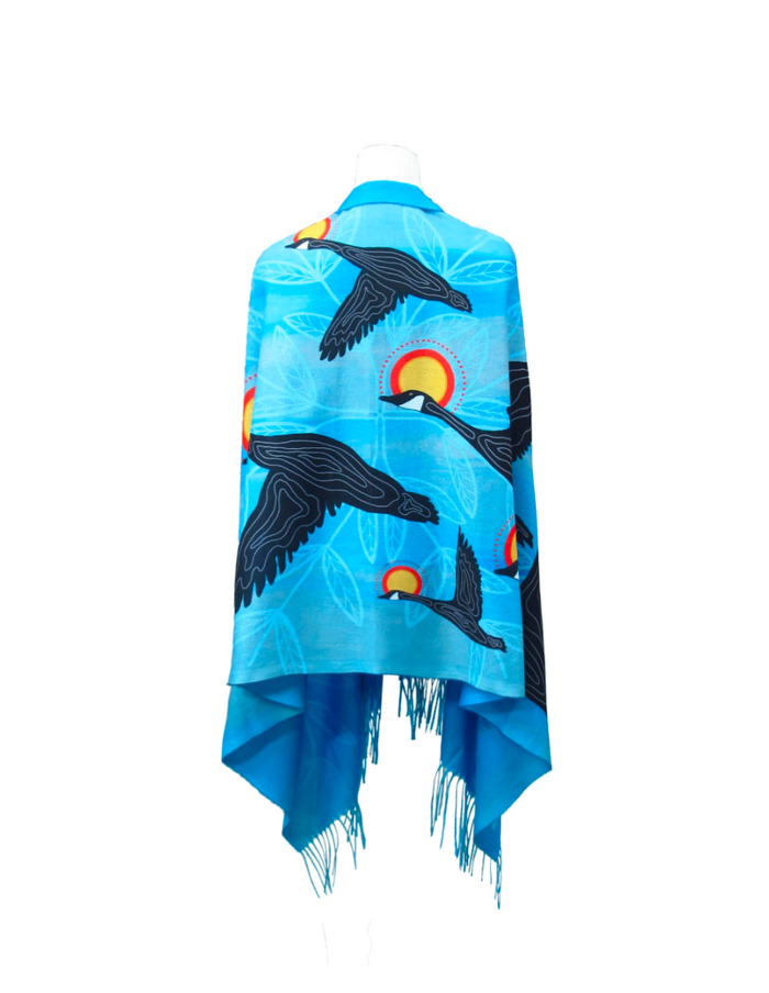 Niskak (Geese) indigenous wall art by Eruoma Awashish Canada