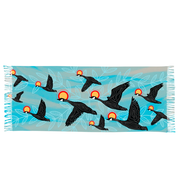 Niskak (Geese) indigenous wall art by Eruoma Awashish Canada