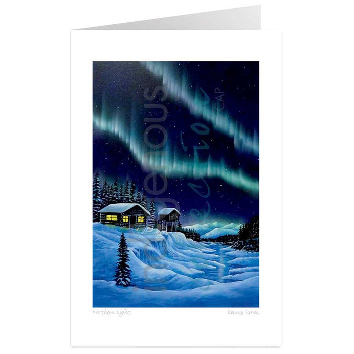 Ronnie Simon Northern Light Art Card | Native Art Canada