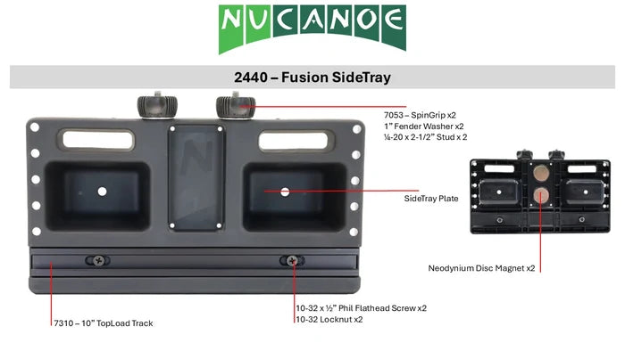NuCanoe FUSION SideTray