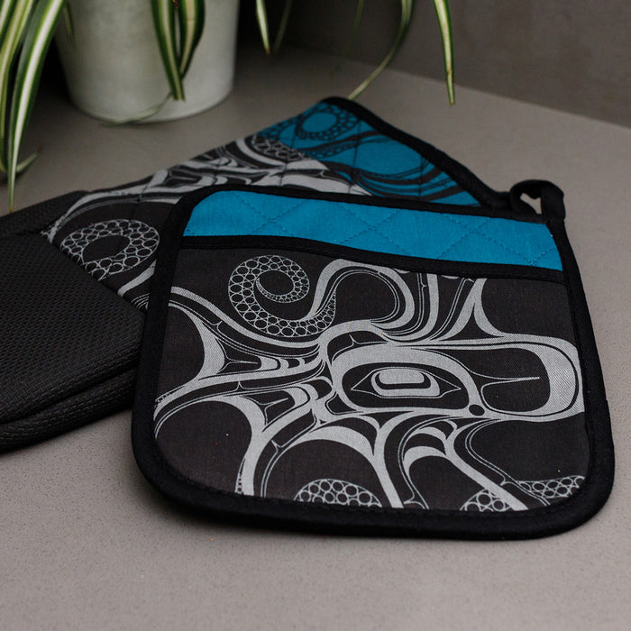 Octopus (Nu) indigenous art gift by Ernest Swanson Canada
