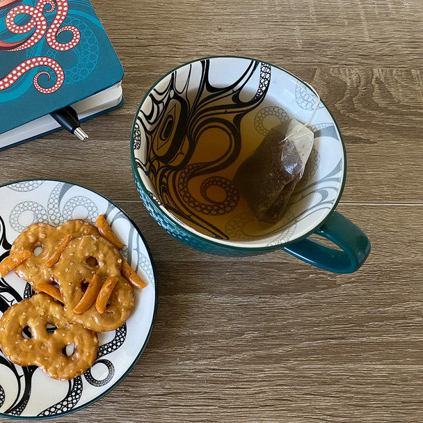 Octopus (Nuu) indigenous art mug by Ernest Swanson Canada
