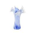 Onda Glass Cobalt Twisted Flower Vase