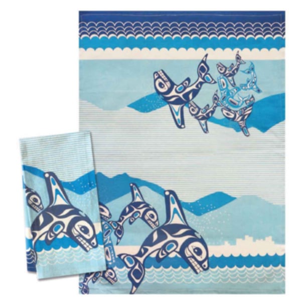 Orca Family indigenous art gift by Paul Windsor Canada