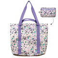 Packable Tote with Trolley Sleeve - Hummingbirds by Nicole La Rock indigenous art gift by Nicole La Rock Canada