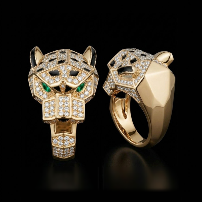 Panthere Ring - S925 CZ Diamonds