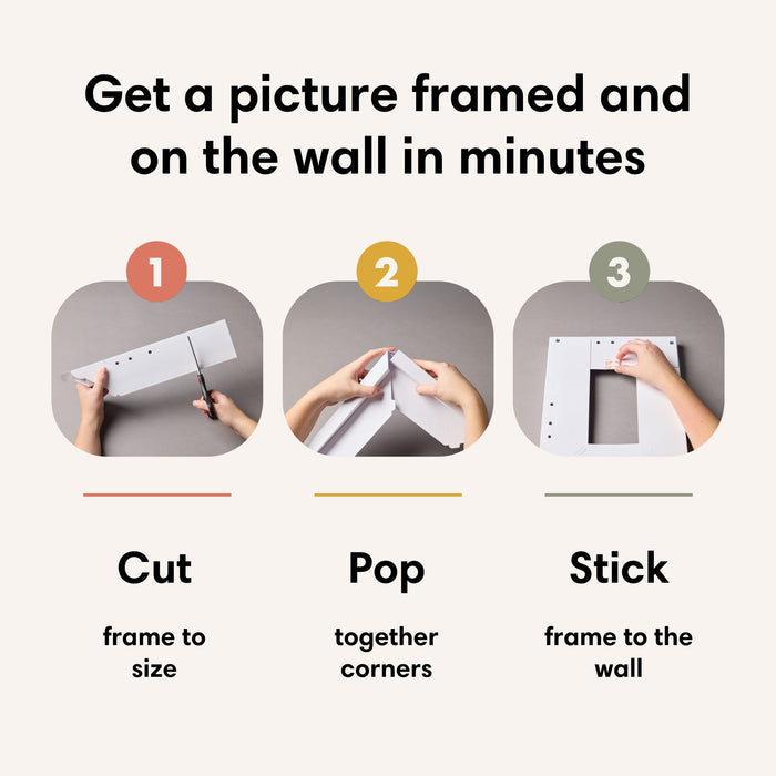 Picture Frame 3-pack for Renters and Students