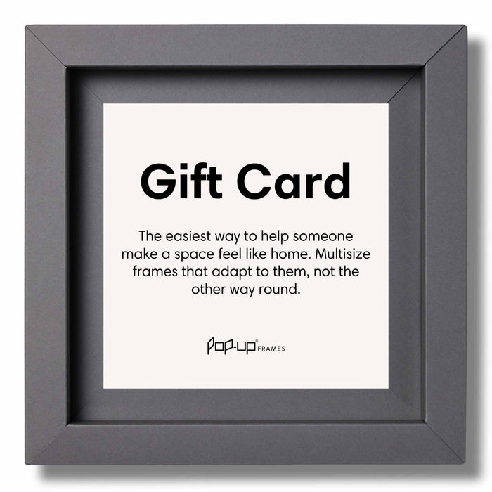 Picture Frame Gift Card | Pop-up Frames