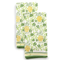 Pineapple Party Green & Yellow Tea Towel