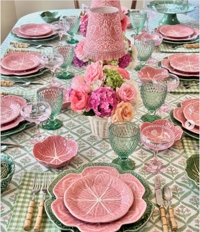 Pink Cabbage Fruit Plate