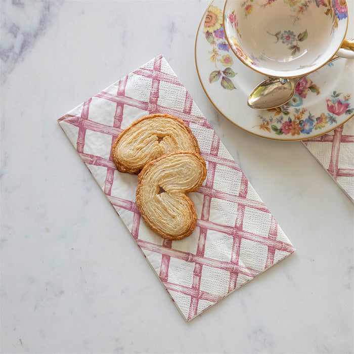 Pink Lattice Napkin