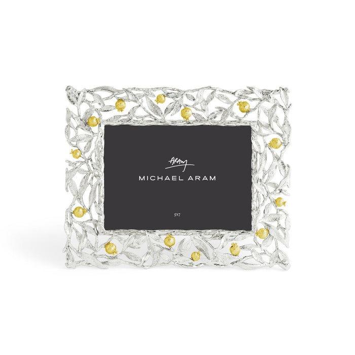 Pomegranate Silver & Gold 5x7 Frame
