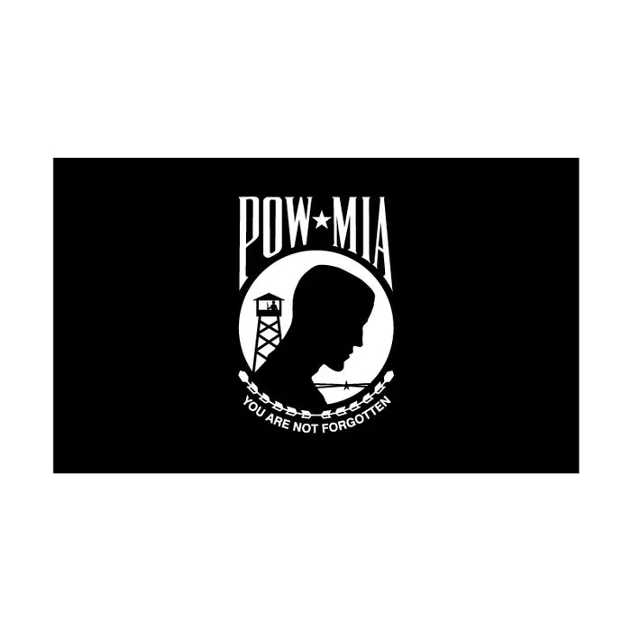 POW - MIA 4' x 6' Nylon Single Face Flag