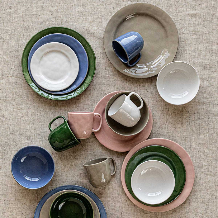 Puro Side/Cocktail Plate - Whitewash