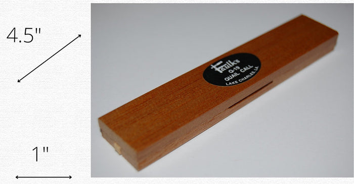 Q-19 Western Quail Call