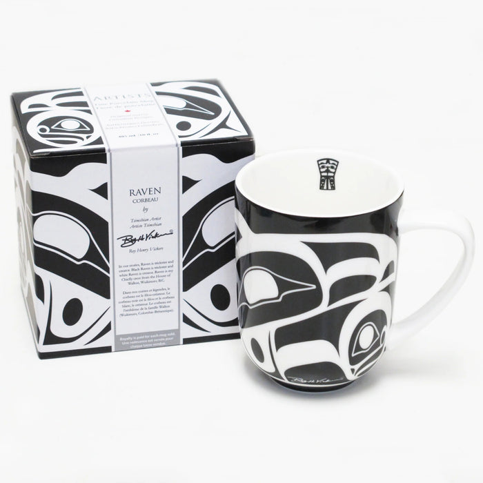 Raven indigenous art mug by Roy Henry Vickers Canada