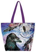 Raven Dreamcatcher indigenous art gift by Carla Joseph Canada