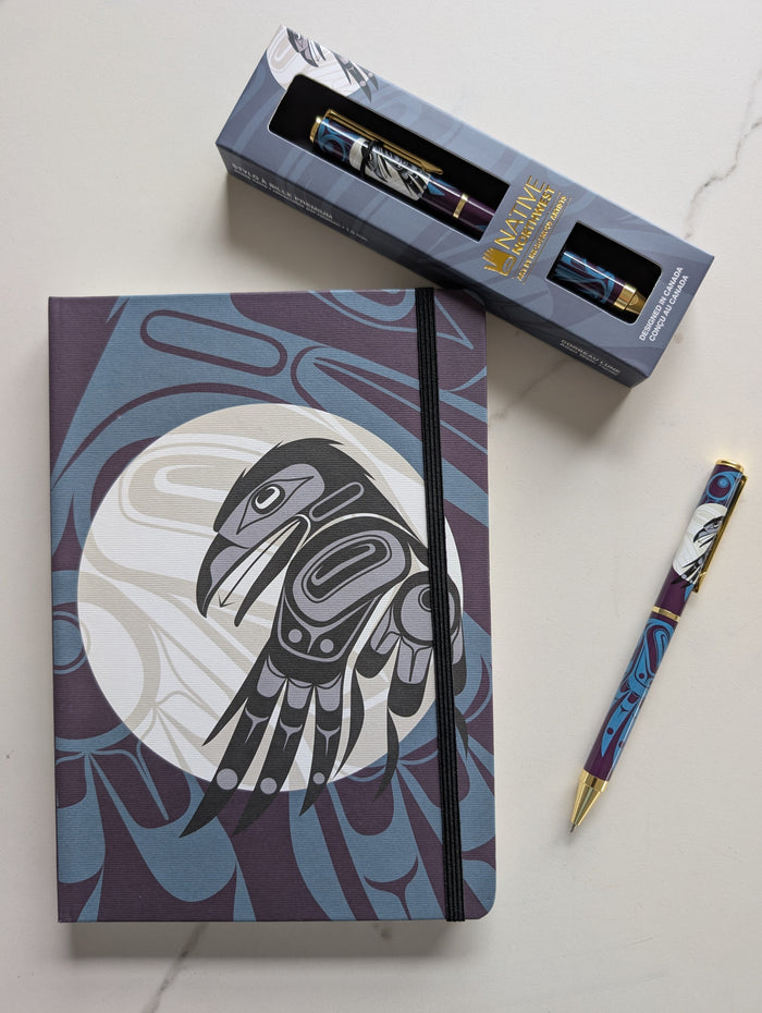 Raven Moon journal and pen