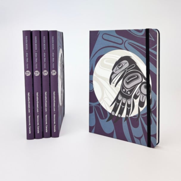 Raven Moon indigenous art gift by Allan Weir Canada