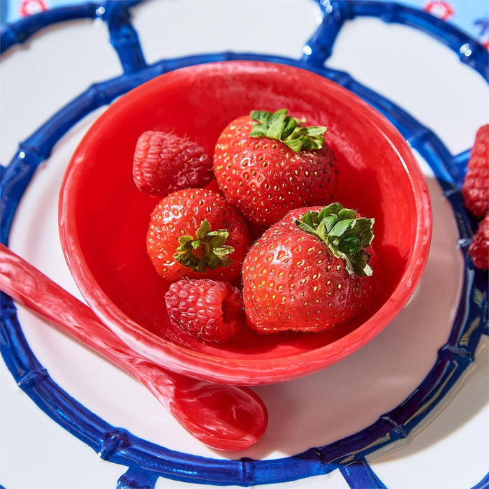 Red, White, and Blue Round Tidbit Bowl