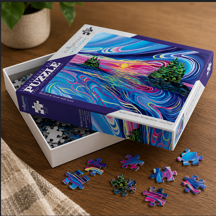 Reflect and Grow with Love 1000 pc jigsaw puzzle